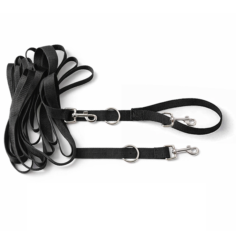 Image of 1000cm Heavy-duty Dog Leash Suitable For Dogs Up To 80kg, Crossbody With Fixed Attachment, Lightweight Portable For Camping, Parks & Training, -free For Yards, Suitable For Puppies And Pets