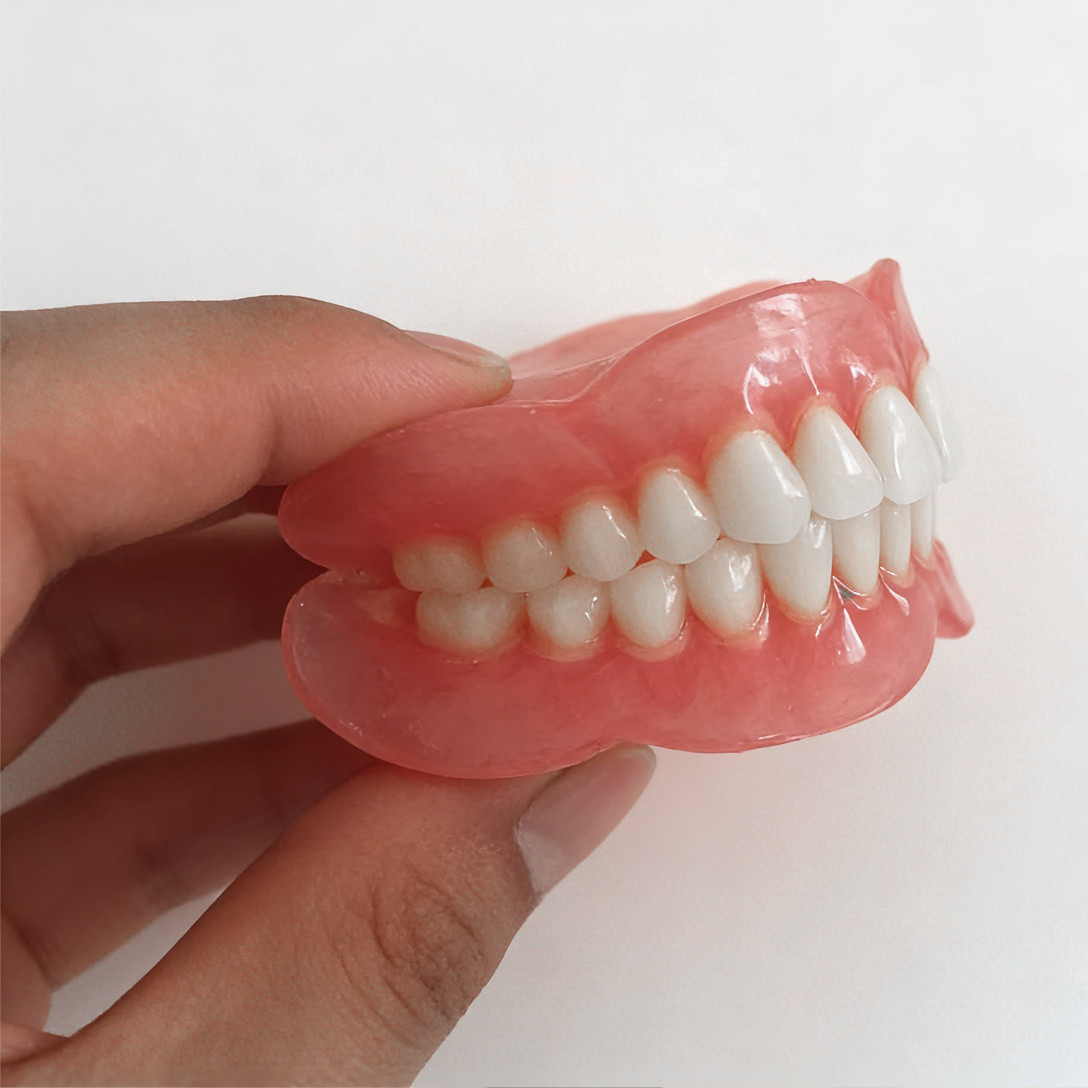 item picture Quick Temporary Dentures for Adults, No Need for..| Using Soft Tissue and Adhesive, Quickly Put Them on and Instantly Restore Your Smile- Comfortable Plastic Dentures That Allow You to Eat, Speak, and Socialize with Ease