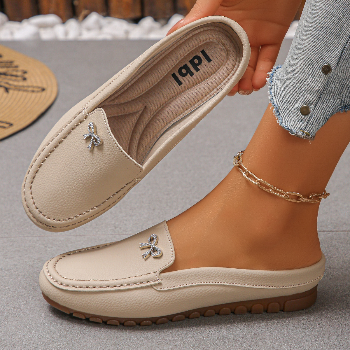 TEMU Mocassins légers pour femmes avec une silhouette , conçus pour un confort , parfaits pour les décontractées, les plans de , les courses rapides
