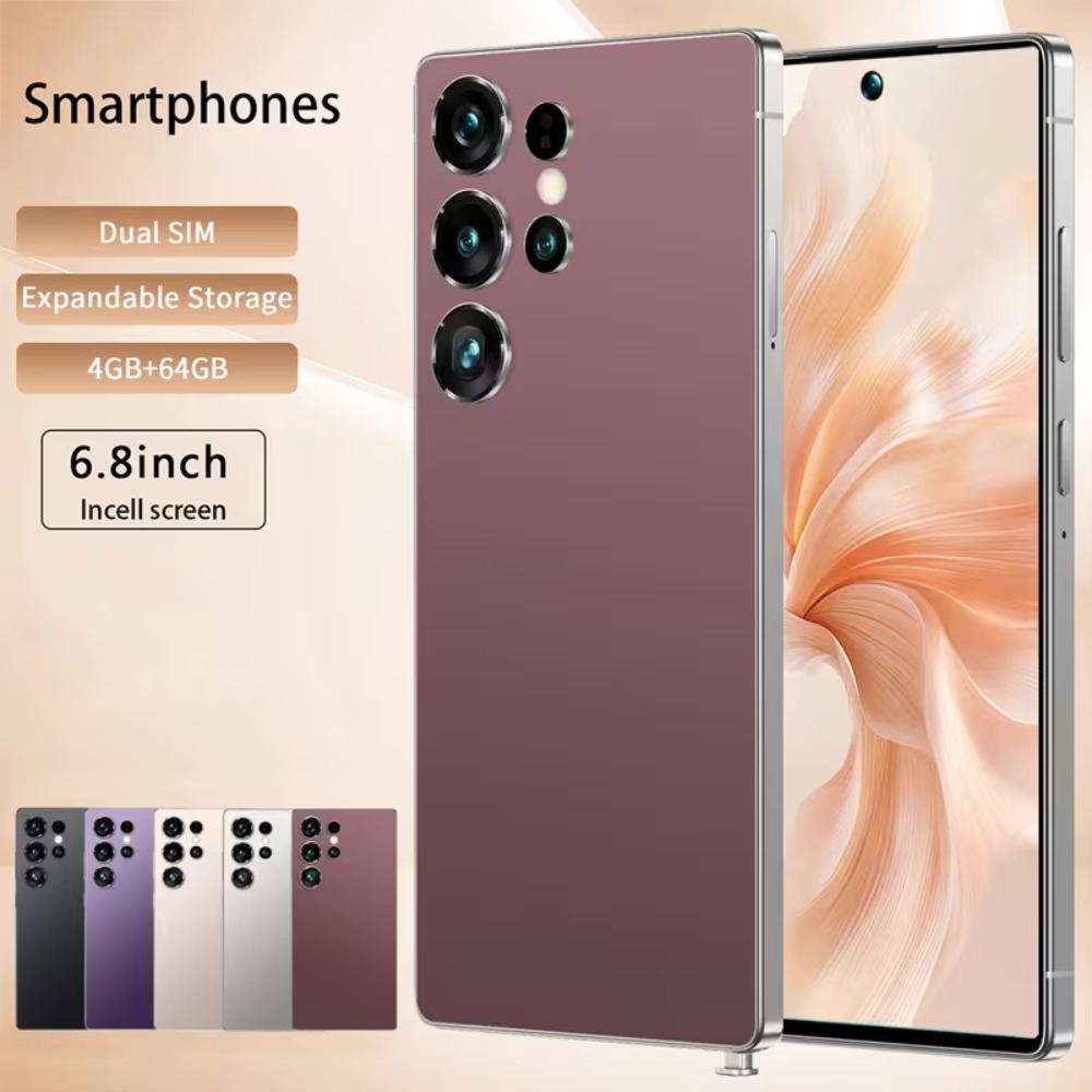 smartphone featuring a 6 8 inch display   with an integrated stylus ultra large storage capacity   with headphones phone case data cable screen protector   visual experience   effect Product details 9