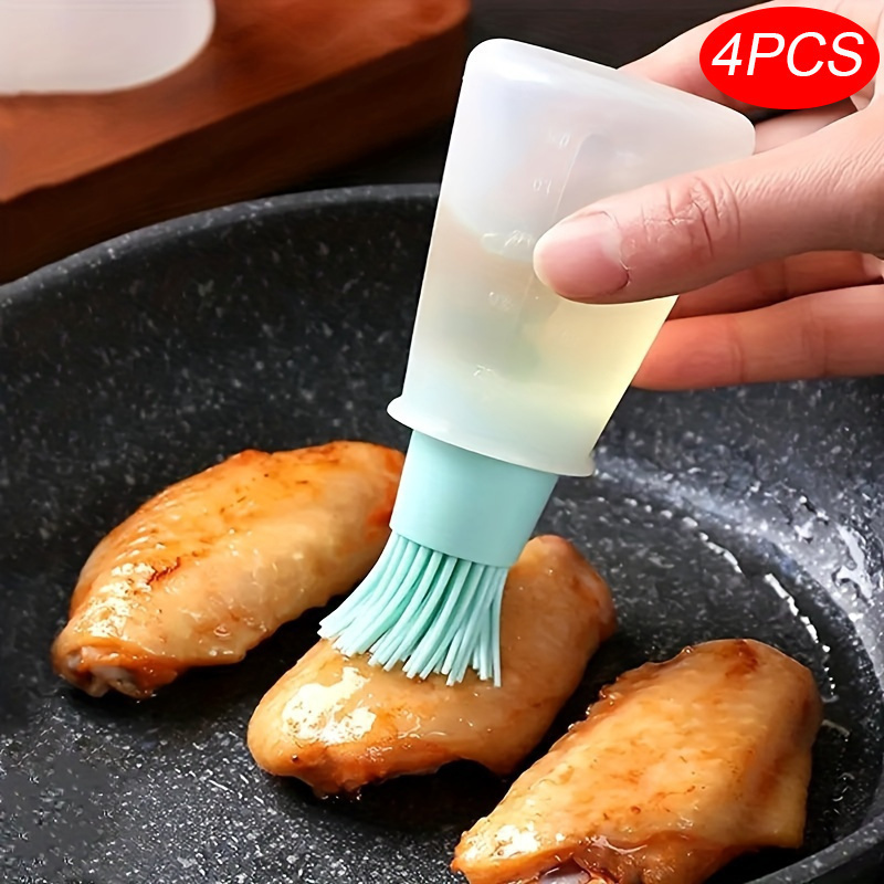 

4pcs Portable Oil Oil Brushes Plastic Oil Bbq