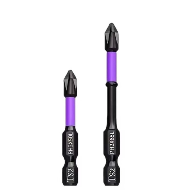 TEMU Anti-slip D1 Magnetic Screwdriver Bit Set, Magnetic Screwdriver Bit Set, Magnetic Anti-slip Drill Bits, Screwdriver Bits, 1/4-inch Shank,