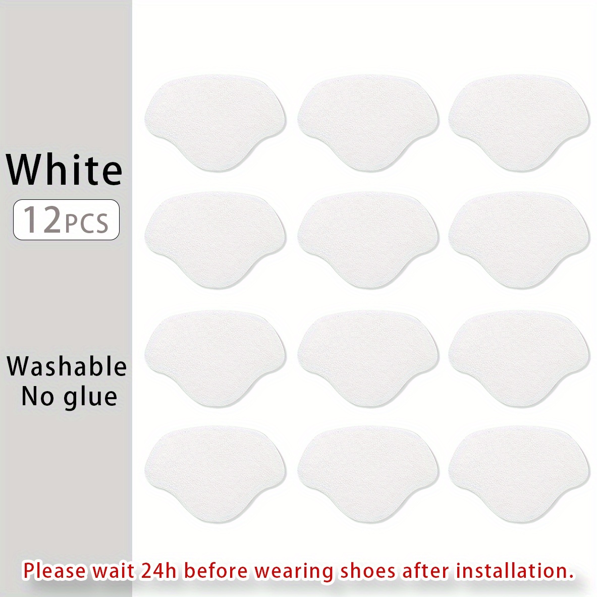 TEMU 12pcs Thickened Shoe Subsidy - Extended Edge Coverage - Suitable For Sports Shoes, Boots, Footwear - Extended Service Life, And Wear-resistant