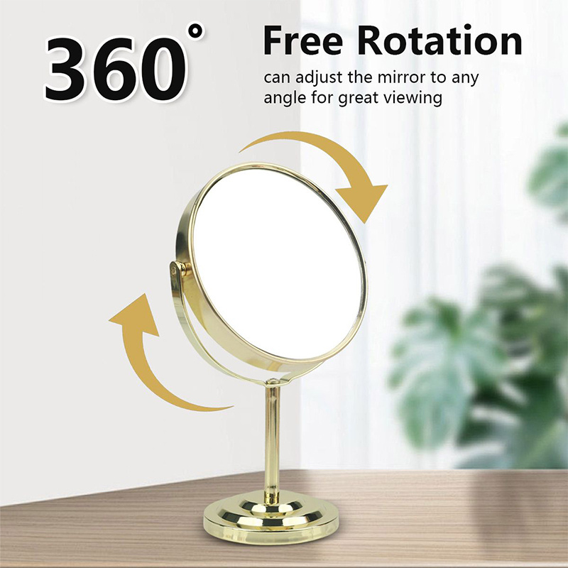 HD Glass Round Vanity Mirror for Makeup