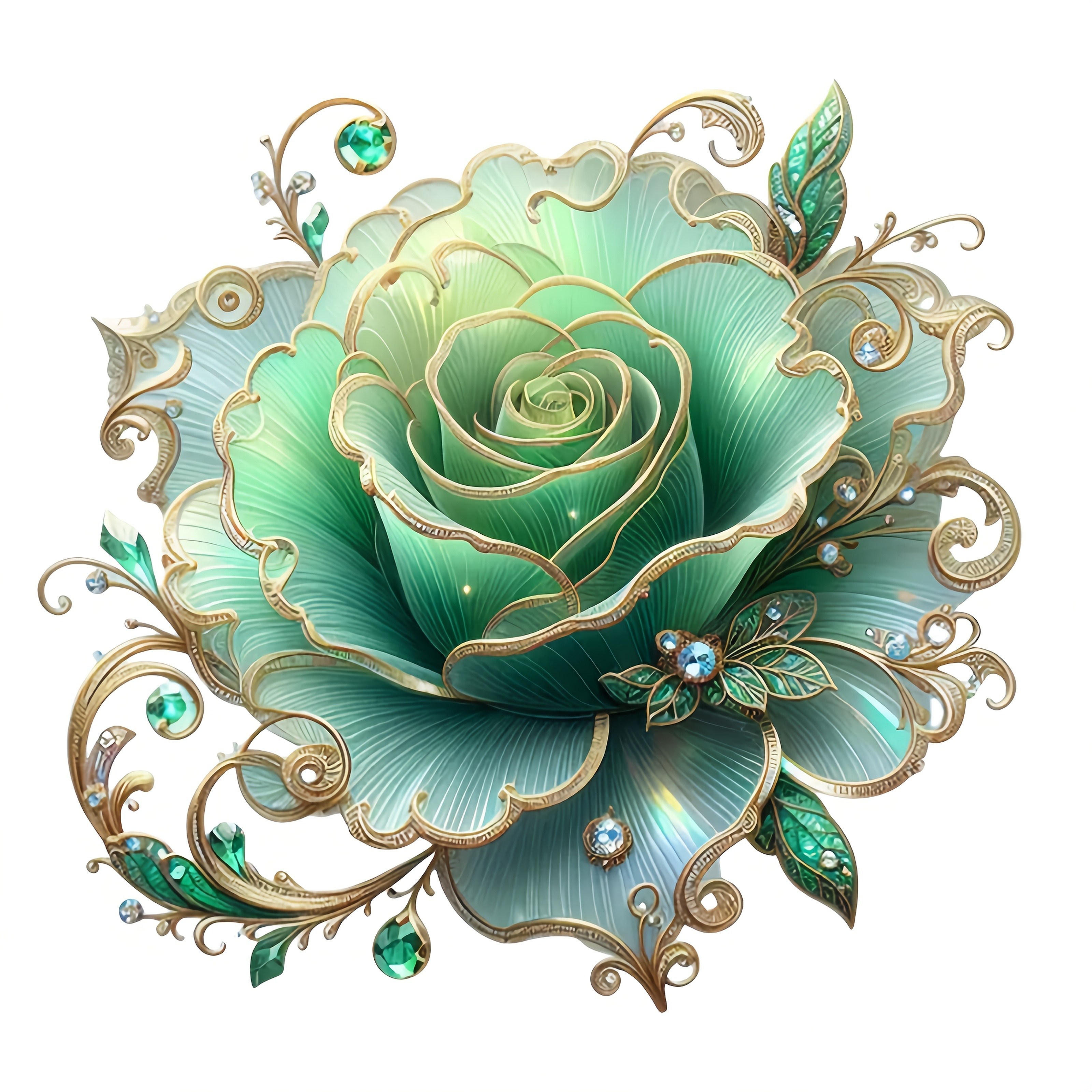 TEMU 1pc Of Green Rose Pvc Tape Sticker, Waterproof Self-adhesive Sticker, Suitable For Laptops, Cars, Motorcycles, Scratch-proof Protection, Door Decoration