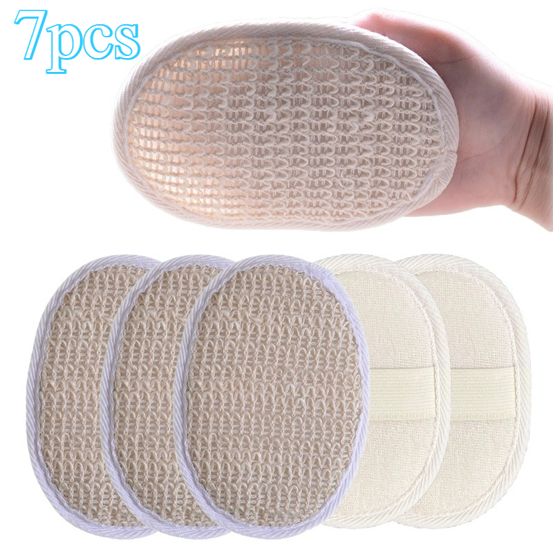 7pcs Deep Exfoliating Body Scrub Set - Unisex Body Cleansing And Exfoliating Tools For Dead Skin Removal
