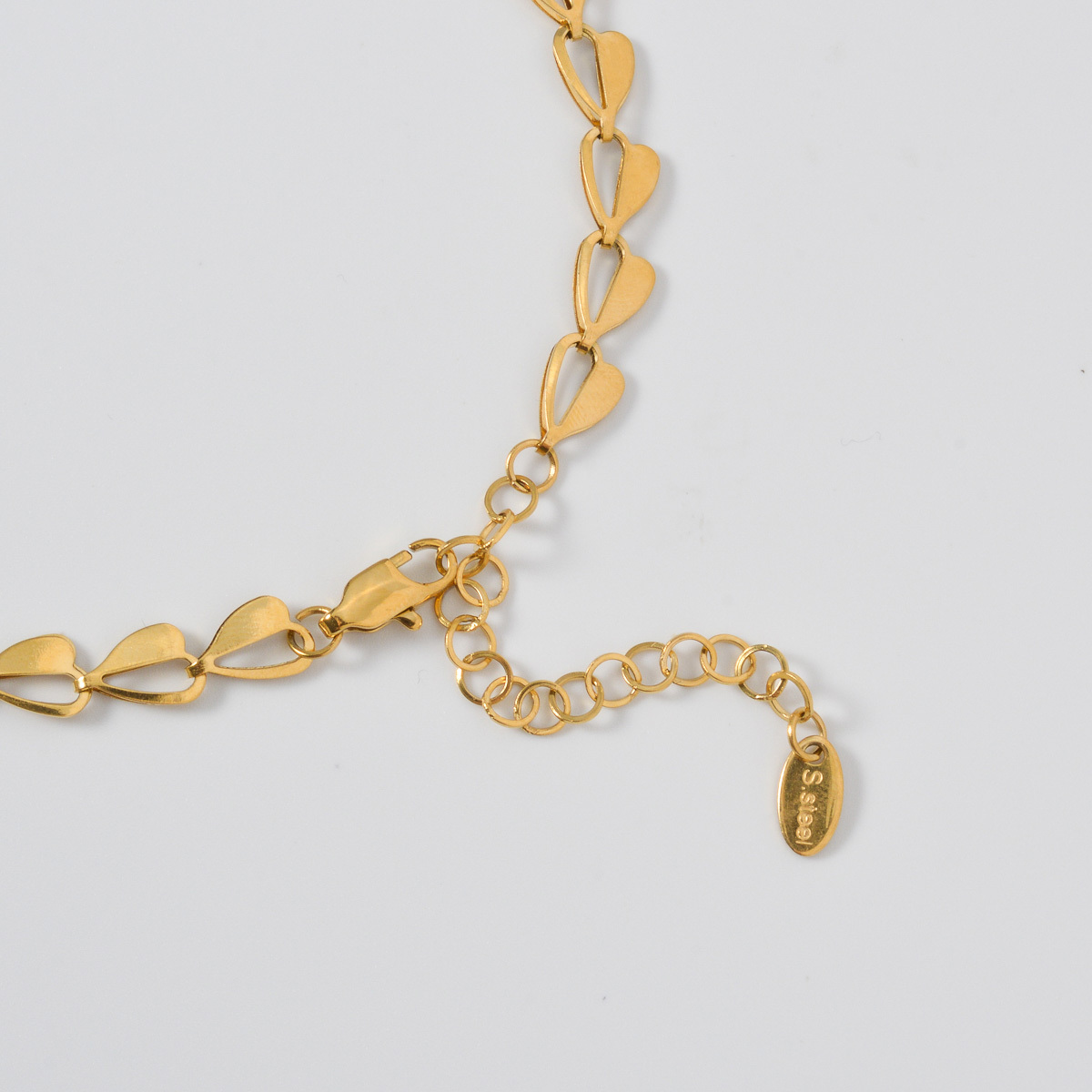 Women's Heart Hollow Asymmetrical Chain Necklace, Valentine's Gift