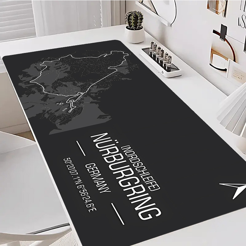 E-shop Ultra-Großes Gaming Mauspad und Schreibtischunterlage - Track , Inklusive /Nordloop Kurs - Rutschfeste Oberfläche, Hochleistungs-PC-Matte,