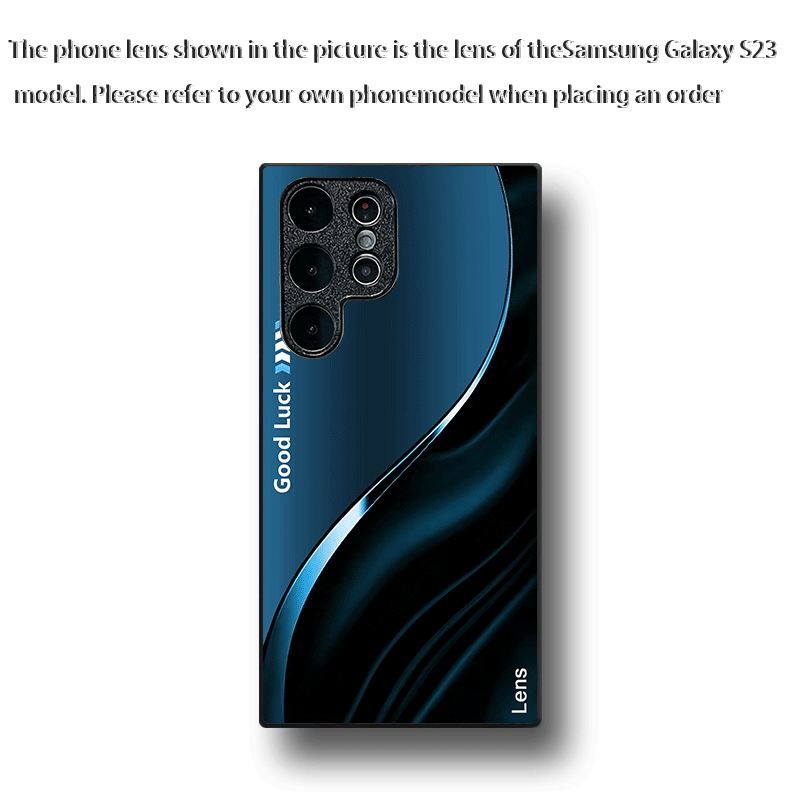 TEMU Phone Case: Ocean Gradient Tempered Glass Case With Black Matte For Galaxy S24/s24fe/s24 Plus/s24 Ultra/s23/s23 Fe/s23+/s23 Ultra/s22/s22+/s22