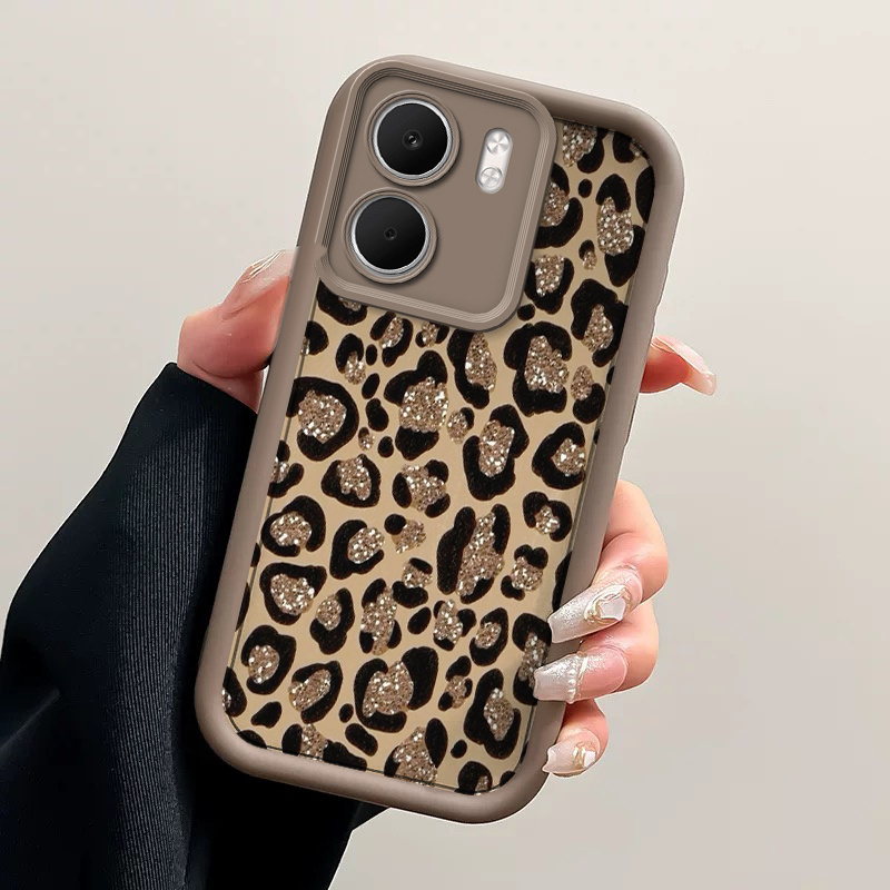 TEMU Phone Case - Unique And Stylish Leopard Print Phone Case Designed For Oppo A5x, Featuring A Tpu Protective Shell Shockproof And Trendy