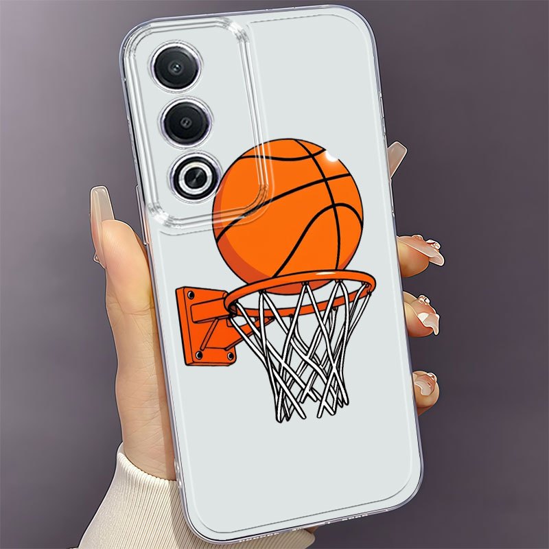 휴대폰 케이스 - 농구 골대 네트 프린트 2d 프린팅 패턴 휴대폰 케이스, oppo a3   a3x a5  16 a17k a18 a38 a40 a55 a57 a57s a58 a60 a76 a77s a78 a79 a80 5g a95 a98 reno 5 8  11 pro 12 13f에 적합, 크리에이티브 tpu 소프트 쉘 내구성 좋은 앤티-파
