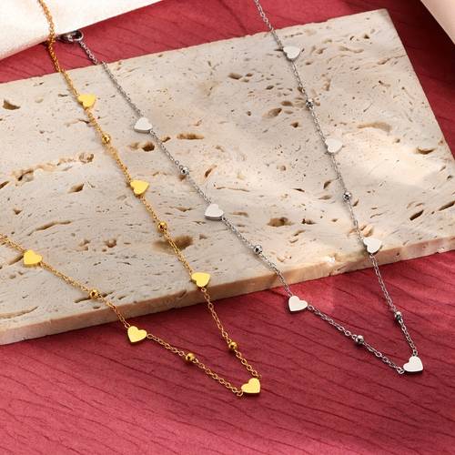 1pc valentines day style stainless pendant necklace womens banquet additions prom wear