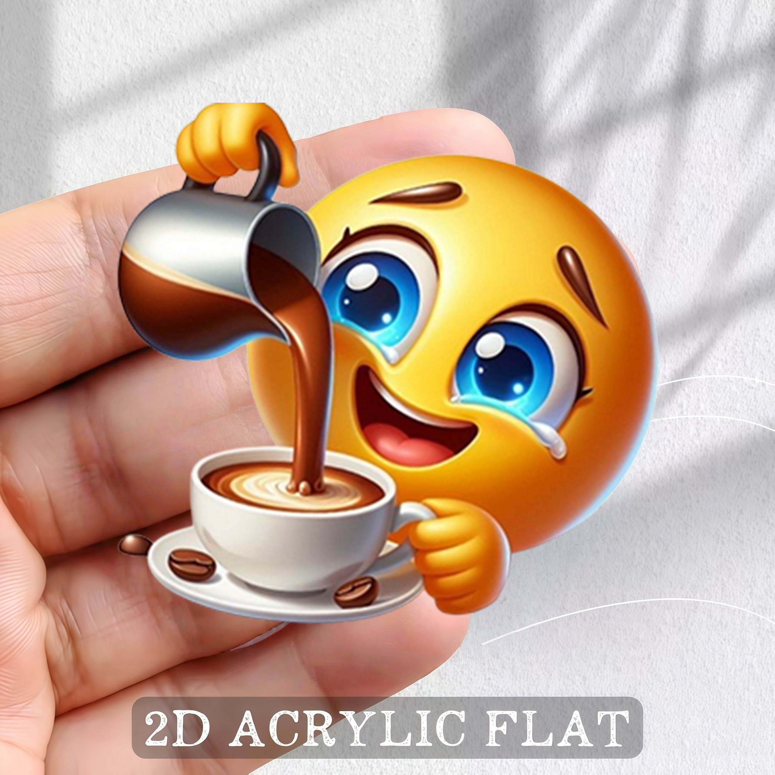 TEMU 1pc 2d Flat Printed Refrigerator Magnetic Decorative Sticker, Refrigerator Magnet. Features Bright, Long-lasting, Non-fading Colors. Strong That