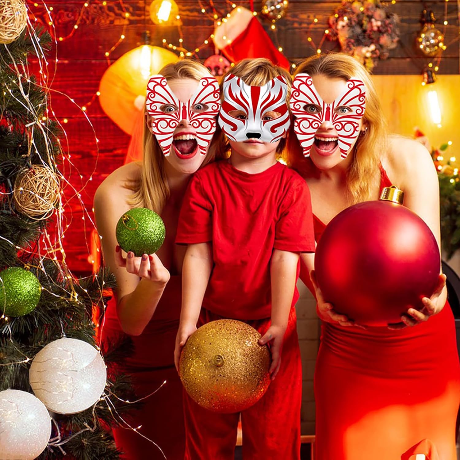 20pcs DIY Paper Mache Masks for Crafting