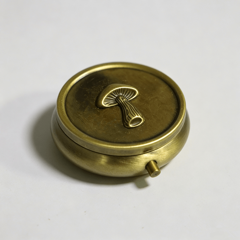 TEMU Boîte à pilules de en bronze, Boîte à pilules , Cadeau de demoiselle d', de cadeau de fêtes, Cadeau de Noël, Cadeau pour elle, Cadeau de