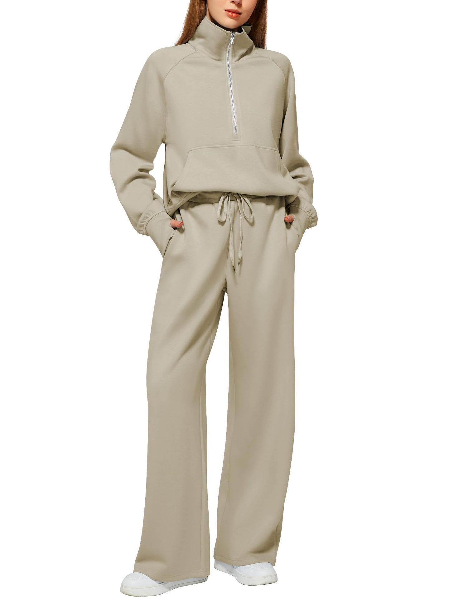 Casual Women's Sweatshirt and Pants Set