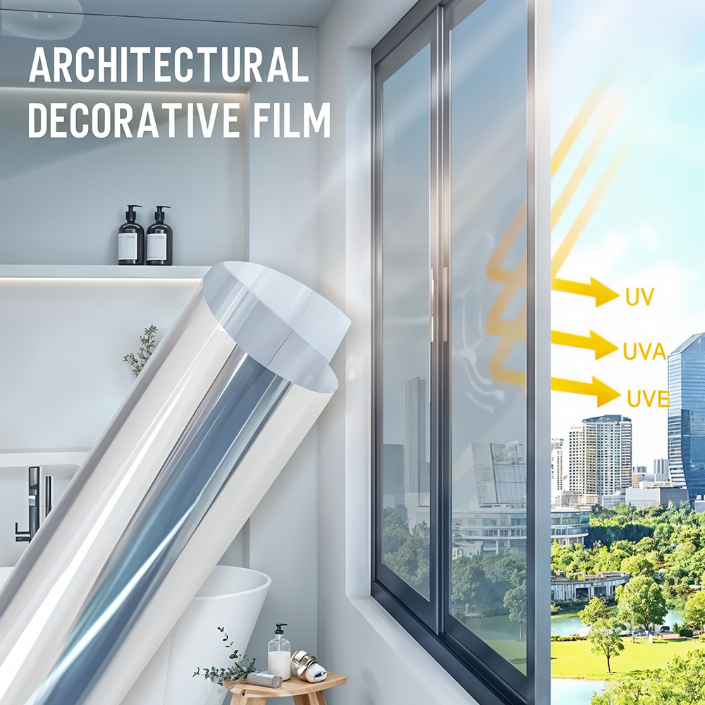 TEMU 1 Rolls Of Window Glass Sunscreen Film, Anti-ultraviolet Sunshade Artifact, Glass Sticker, Shading Glass Film, 200*40cm