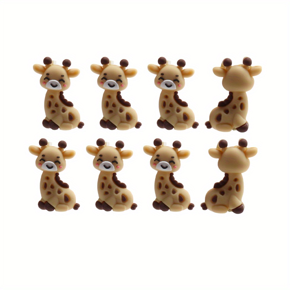 Image of 8pcs Of Silicone Beads, Beads For Jewelry Making Supplies, Fashionable Phone Chains, Bracelets, And Necklace Crafting Materials