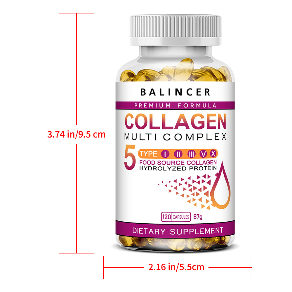 Premium Collagen Complex Softgels, Easy to Take