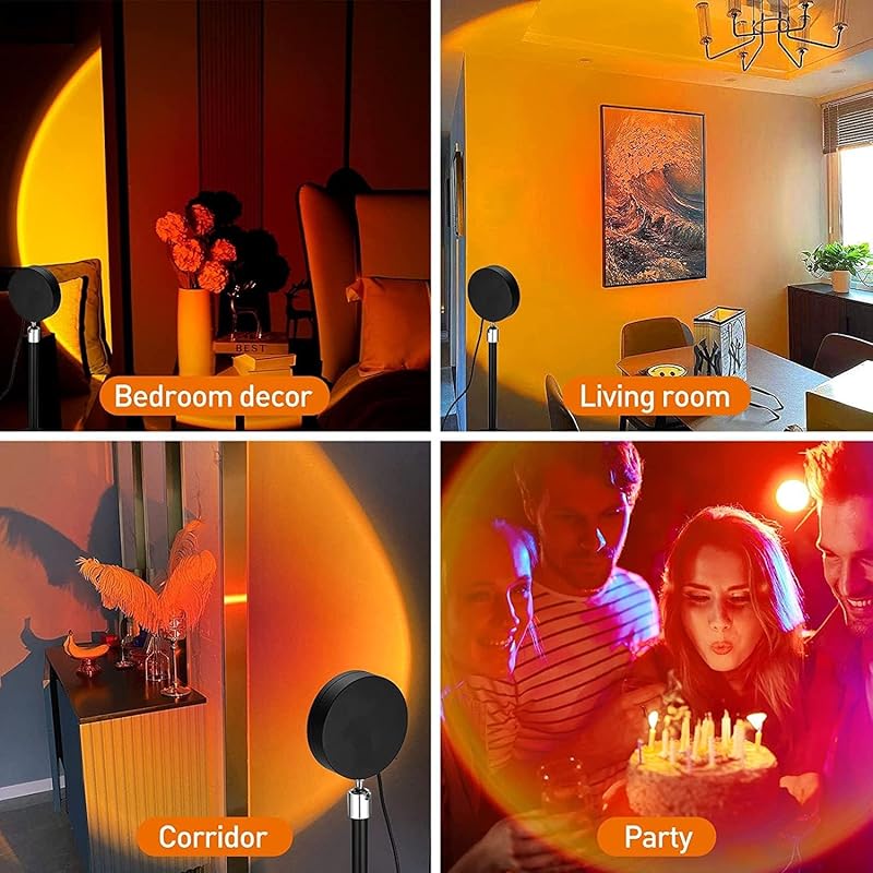 Sunset Projection Light with 16 Colors and 4 Lighting Modes
