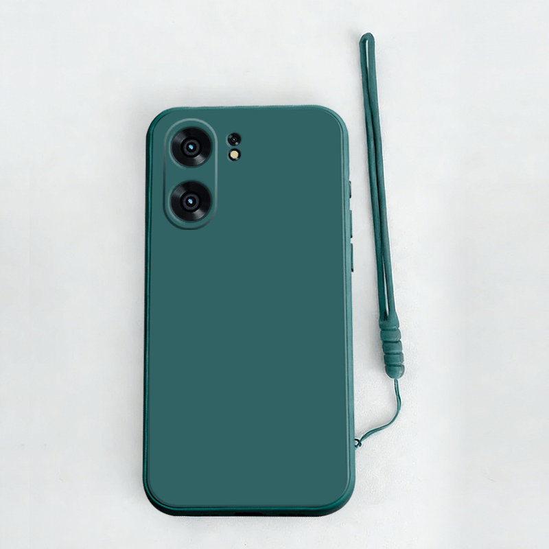 TEMU Phone Case: Straight Edge Cube With Lanyard - Compatible With Xiaomi Redmi 4g Phone Case, Wrist Strap, Lanyard Chain, Simple Solid Color, Light