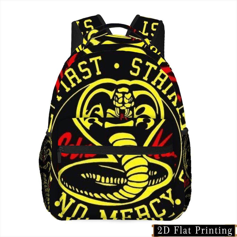 TEMU 1pc, Fashionable Backpack, Double-shoulder Bag, Large-capacity Trendy Casual School Bag, Sports Backpack, Outdoor Travel Bag, Stylish Cobra