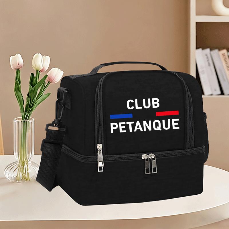 TEMU 1 pièce Sac à déjeuner portable pour passionnés de pétanque, conçu pour les adultes qui travaillent. porte-repas multifonctionnel est parfait