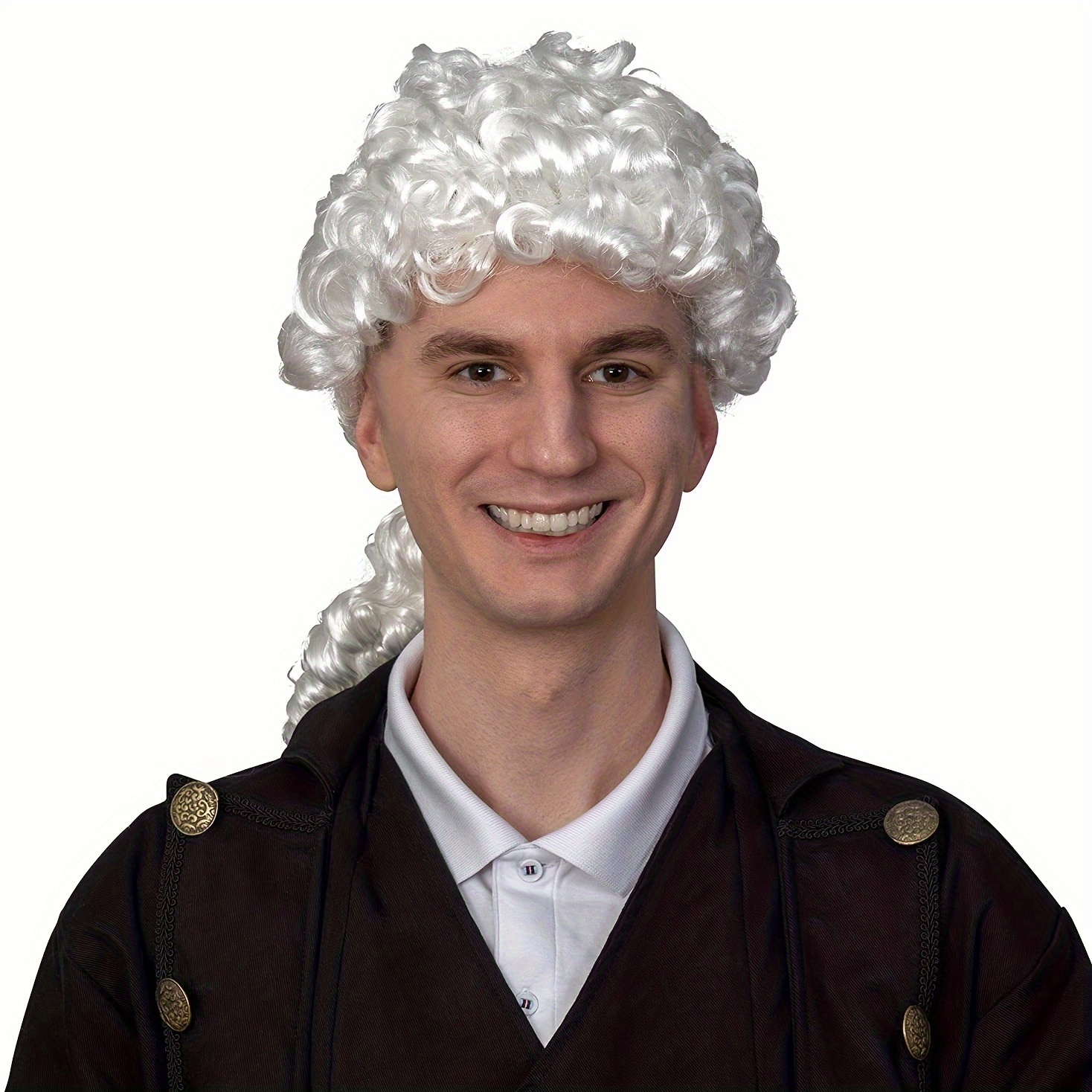 Set De 3 Accesorios De Juez: Peluca, Gafas Y Martillo – Disfraz Para Teatro, Fiestas Y Cosplay