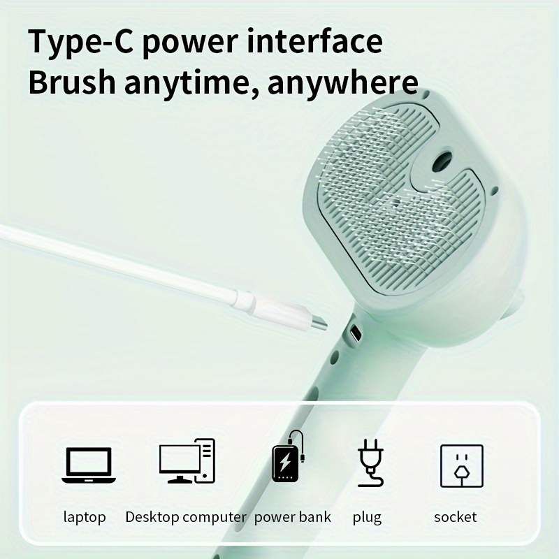1個 2-in-1 usb充電式 ペット用ヘアスプレー＆デシェディングコーム - 耐久性abs製 ステンレスブラシ付き、長毛・短毛猫犬対応  絡まり解消＆ ジ 多機能グ ツール 毛取り＆輝きアップ ユーザー リーデザイン 効果的なクリーニングシステム 商品詳細 9