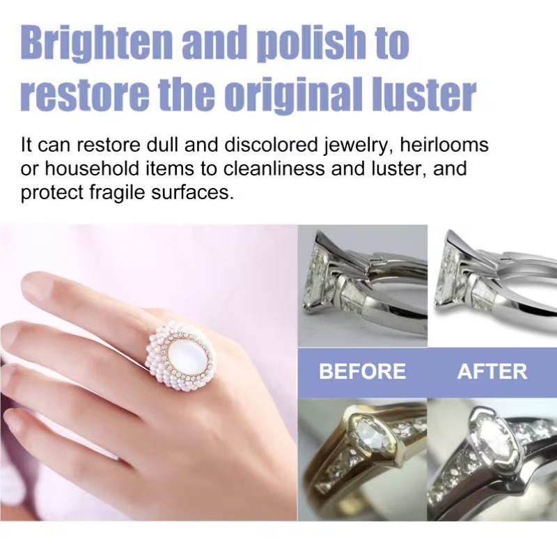 Jewellery Cleaning Solution, Gently Cleans Surface Stains