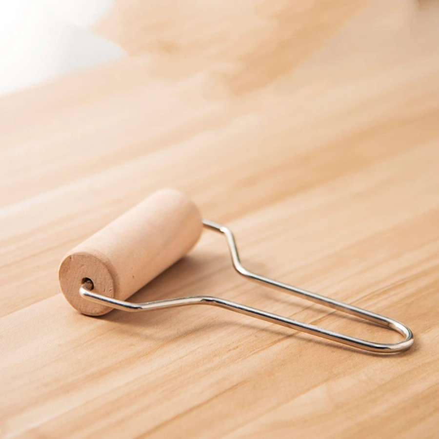 Pottery Art Solid Wooden Pushing Clay Roller Polymer Clay Tools Surface Trimming Rolling Roller Stick Pottery Tools