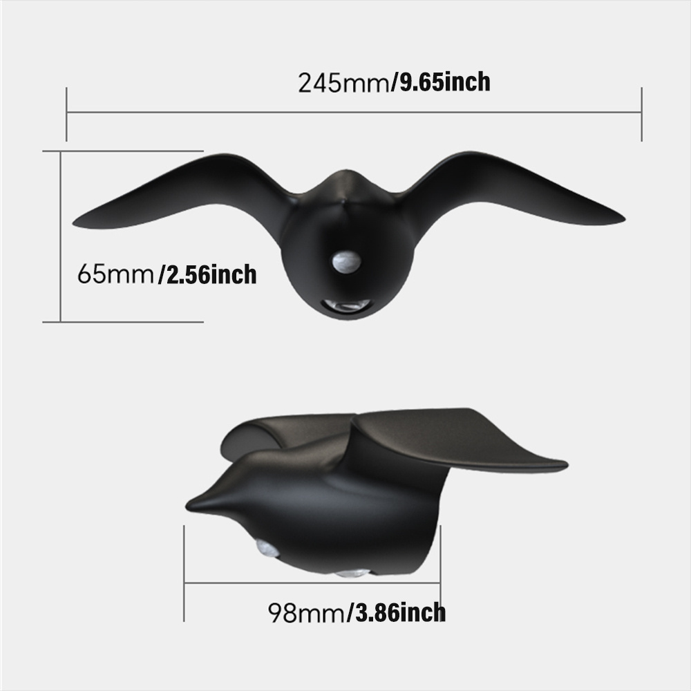 Smart Motion-Sensing Night Light with Seagull Design