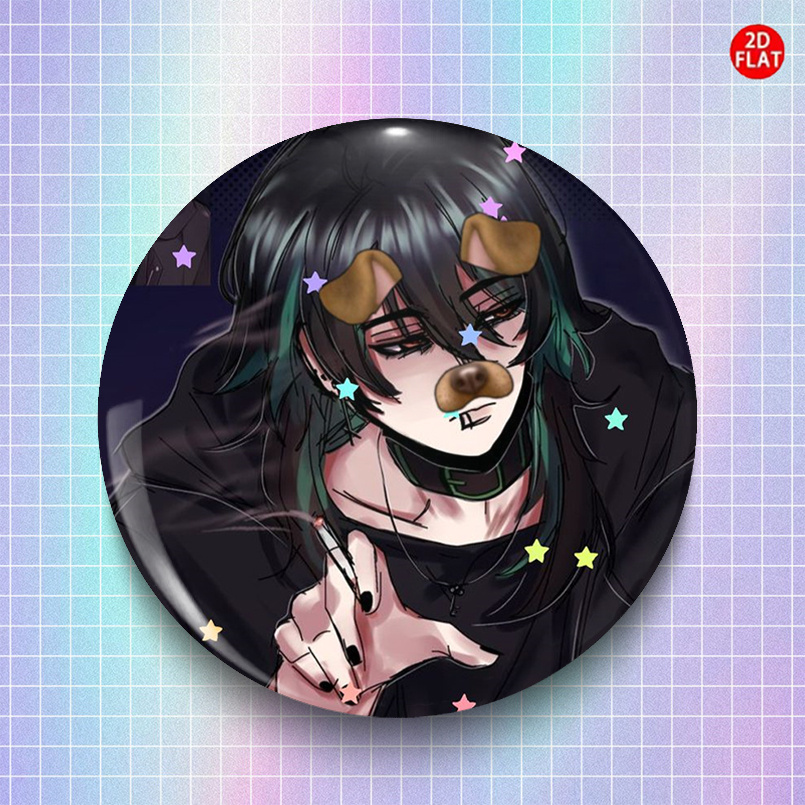 TEMU (2d Flat) Classic Anime Pin Design, , Fashionable Party Theme Additions, Perfect Gift At Affordable