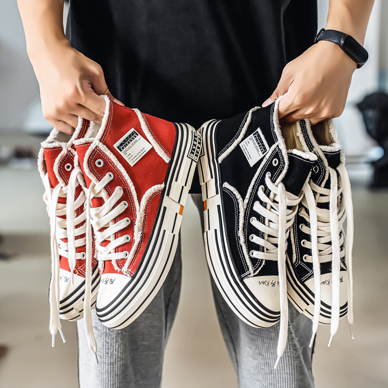 Men'S New Versatile Classic High-Top Trendy Youth Canvas Shoes for Outdoor Casual Wear. - Image 3