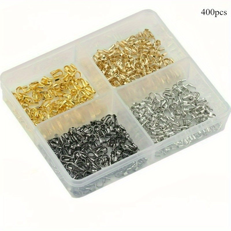 E-shop 400 Stück U-förmige Schnallen, hochfarbiges Kupfermaterial, Drahtschnalle, Verbindungs-Schnalle, Hufeisenschnalle, Armband, Halskette, Schmuck,