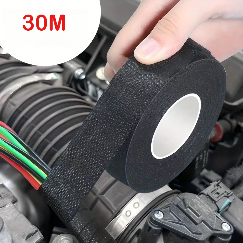 TEMU 2 Rolls, 1181 Inches, Heavy-duty Strong Adhesive Tape, Suitable For Automotive Wiring, Vehicle Repair, And Engine Maintenance, With Permanent ,