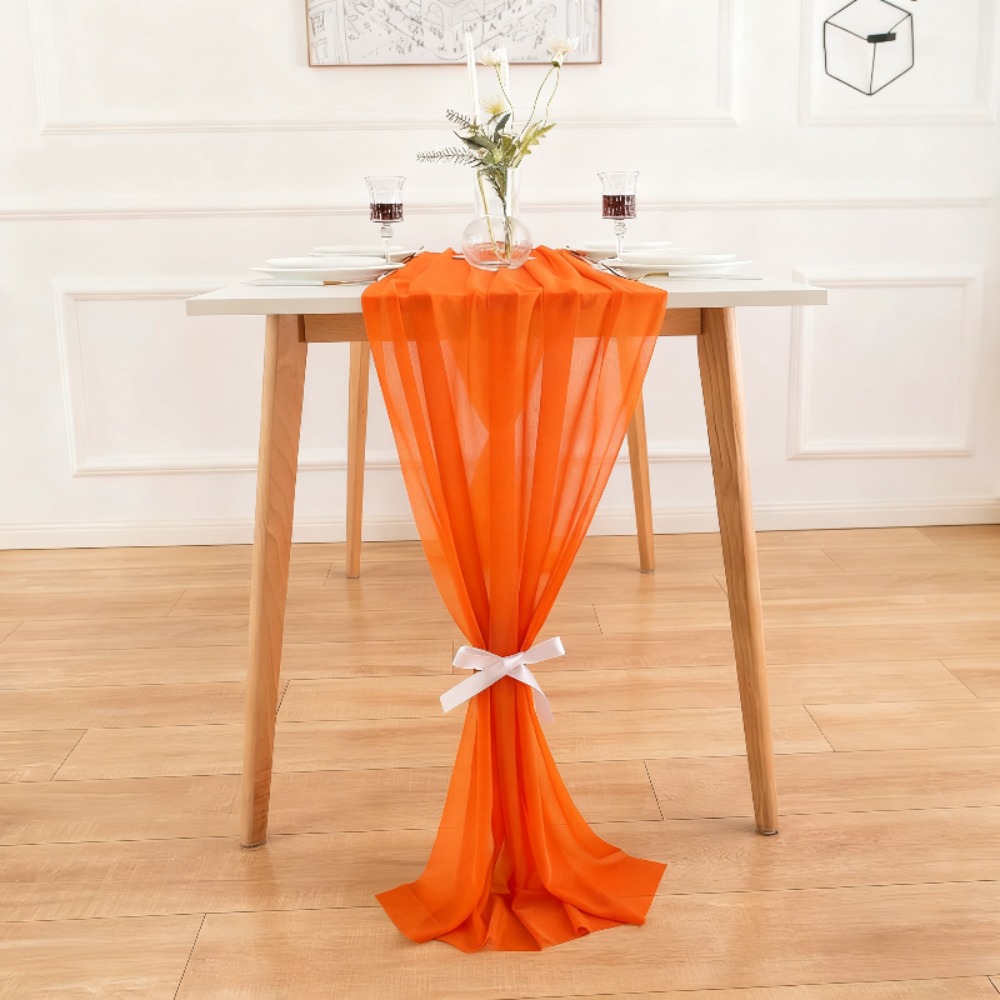 TEMU 2pcs - de Table en Orange - Plusieurs Tailles Disponibles, Idéal pour , Décoration Extérieure/Fête - Parfait pour une Cérémonie en Mariage,