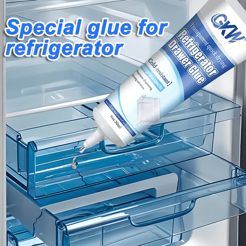 refrigerator drawer repair suitable for repairing refrigerator trays drawer brackets slides door seals and glass doors transparent and quick drying this strong is low temperature resistant and used