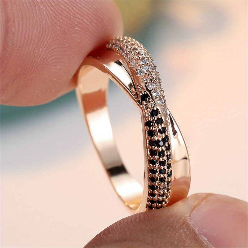 TEMU 1 anello nuziale con design a croce in e , realizzato con sintetico, come regalo per San o