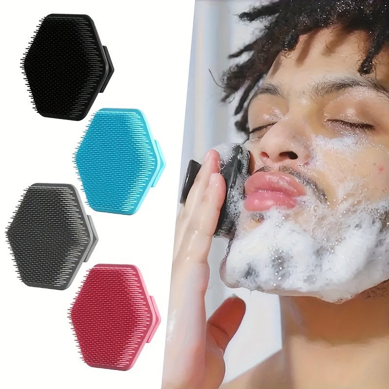 mens beard brush gentle exfoliation soft bristle design - Temu United Kingdom