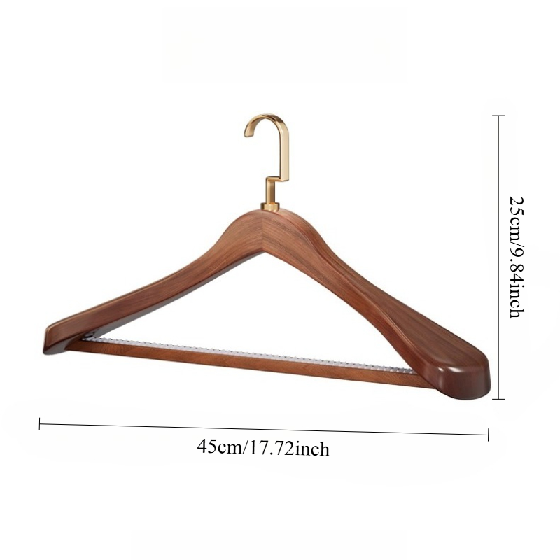 TEMU 10pcs Enlarged And Widened Anti-slip Wide Shoulder Hangers, Strong Bearing And Stable Anti-slip, Universal For Clothes And Pants. Suitable For