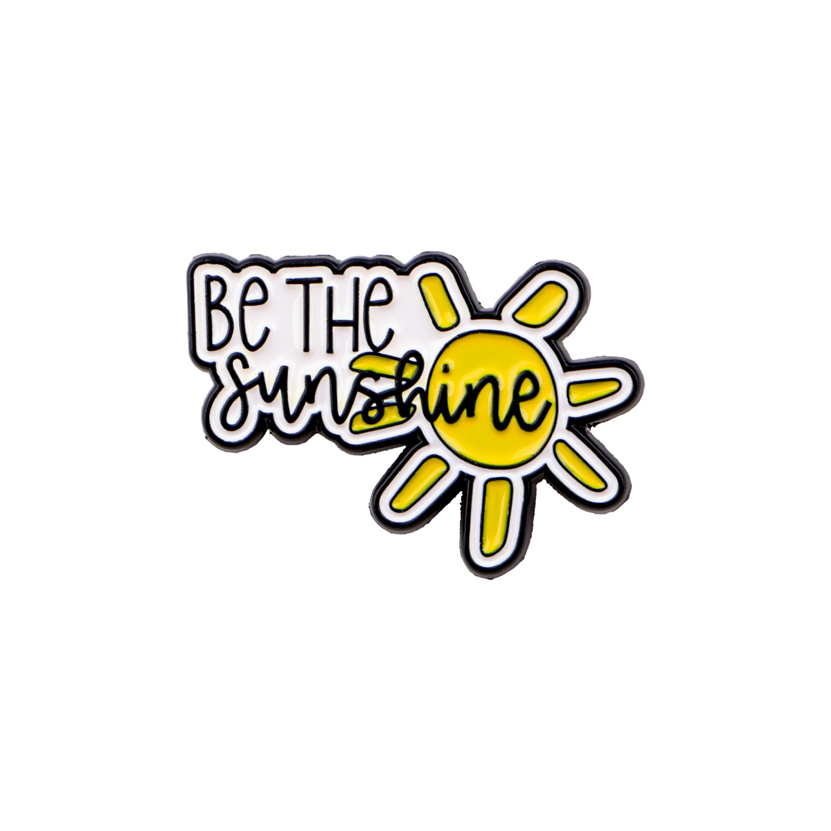 1pc Sunshine Enamel Pin Lapel Pins Gift Briefcase Badges Badges On Backpack Brooch For Clothes Cute Things Brooches