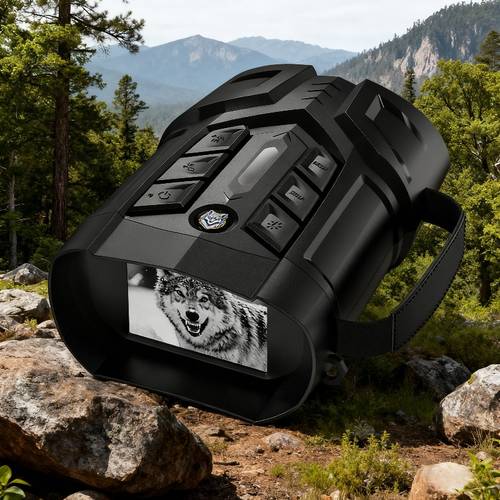 5w ir with 2 8 ips screen 2000mah rechargeable battery 10x zoom and 2600ft range for hunting camping security surveillance ideal gift for men fathers day