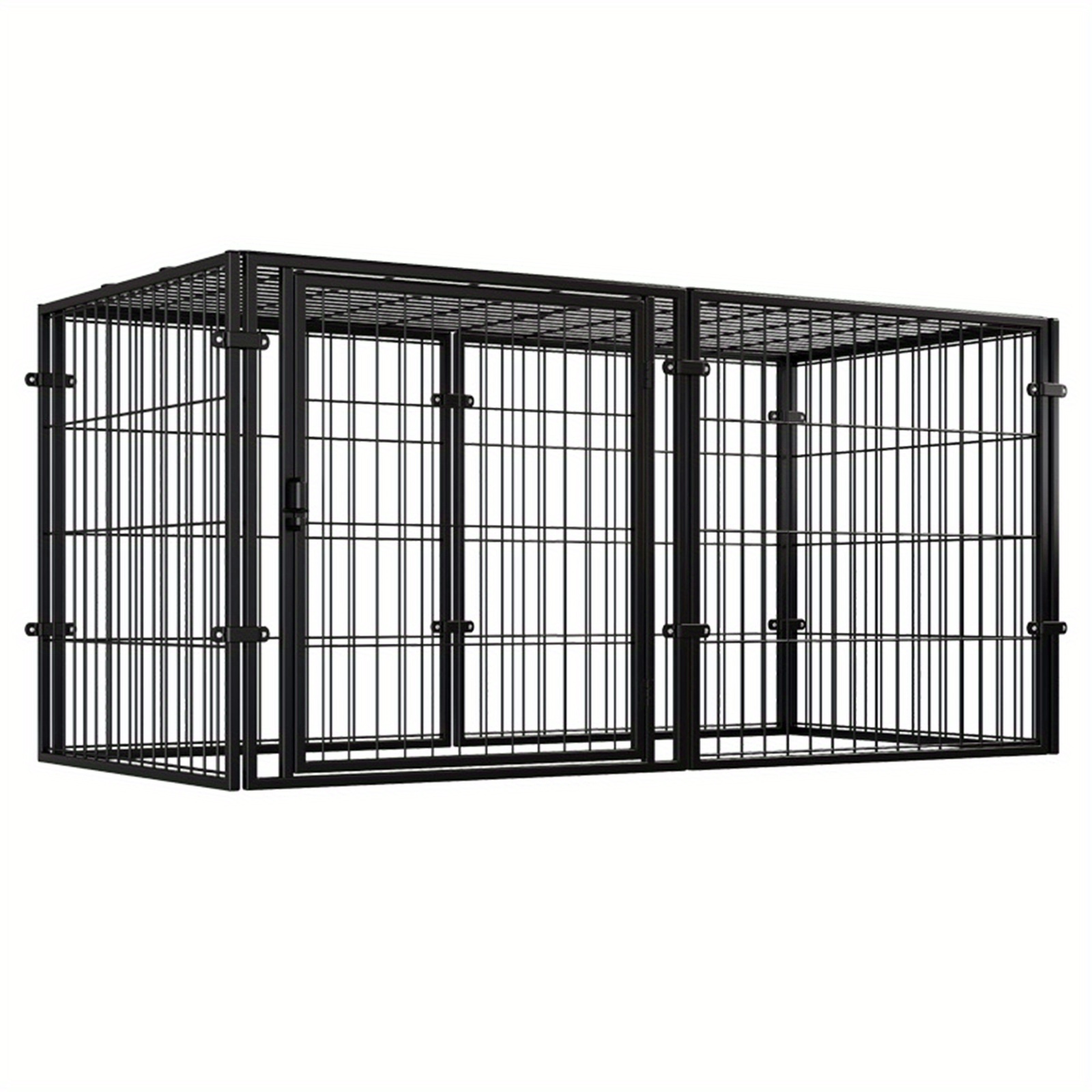 TEMU Indoor Dog Crate Heavy Duty Pet Cage Dog Kennel Dog Playpen With Top For Small Dogs