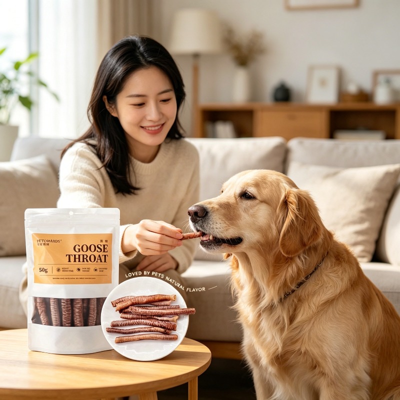 goose throat   and cats   dental treats to support oral health long lasting baked snacks for training and chewing Product details 8