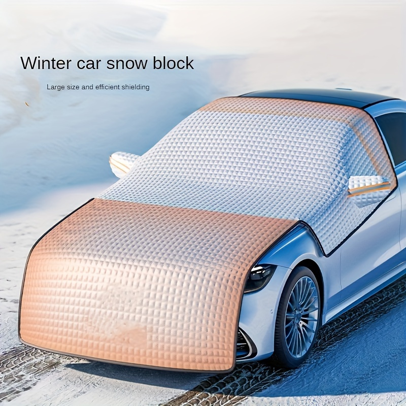 

High-density Polyester Fiber For Vehicles, Frost And Sun Protection, Extended Thicken Design, With Abs Material For Automobile Front Window