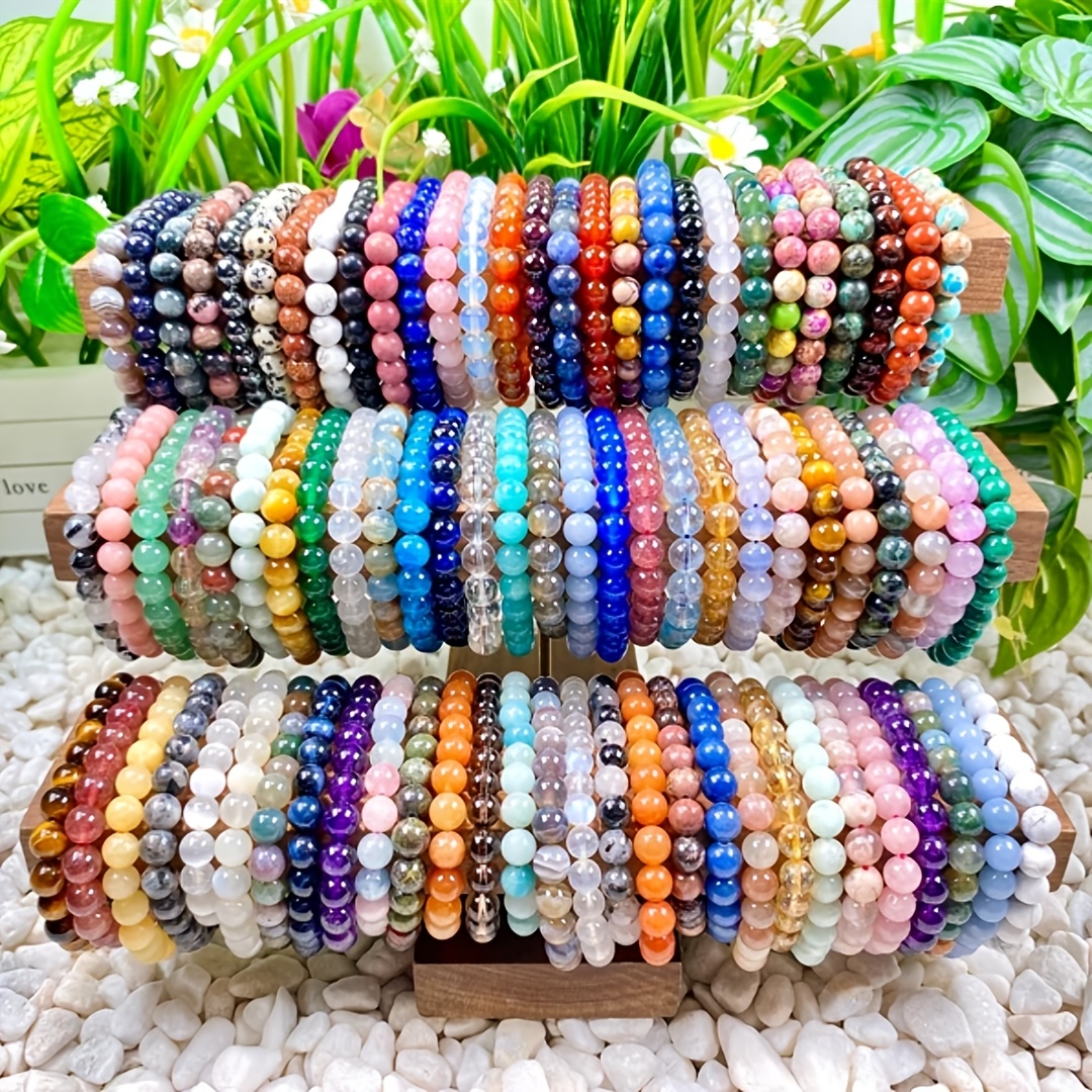 13pcs Boho Style Glass Bead Bracelet Set for Gifts