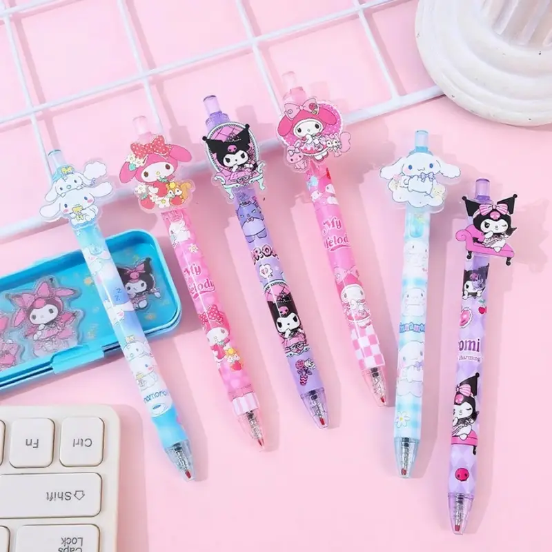 48 pack gel pen set cinnamon dog kuromiya melody retractable medium acrylic pens for office and school supplies fine tip markers suitable for Product details 4