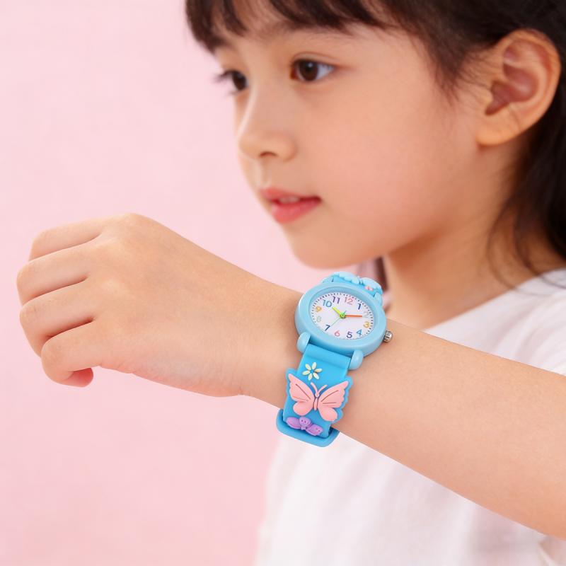 Butterfly Cartoon Quartz Watch for Kids