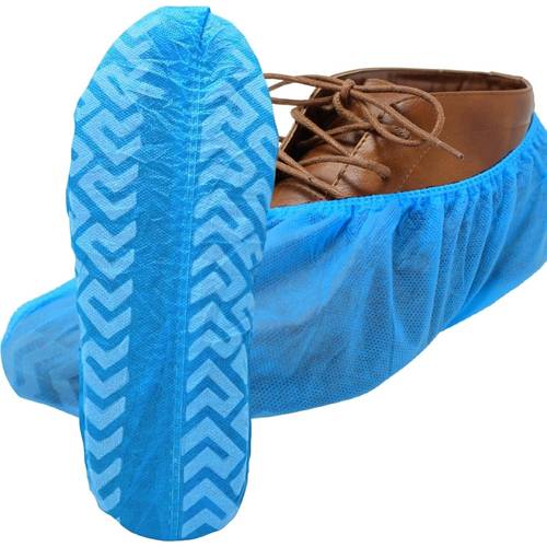 cubrezapatos | 15.7 - extragruesos - suelas antideslizantes | paquete de 100 (50 ) | polainas desechables para botas y zapatos | resistentes | 35 gsm no | uso en interiores o exteriores